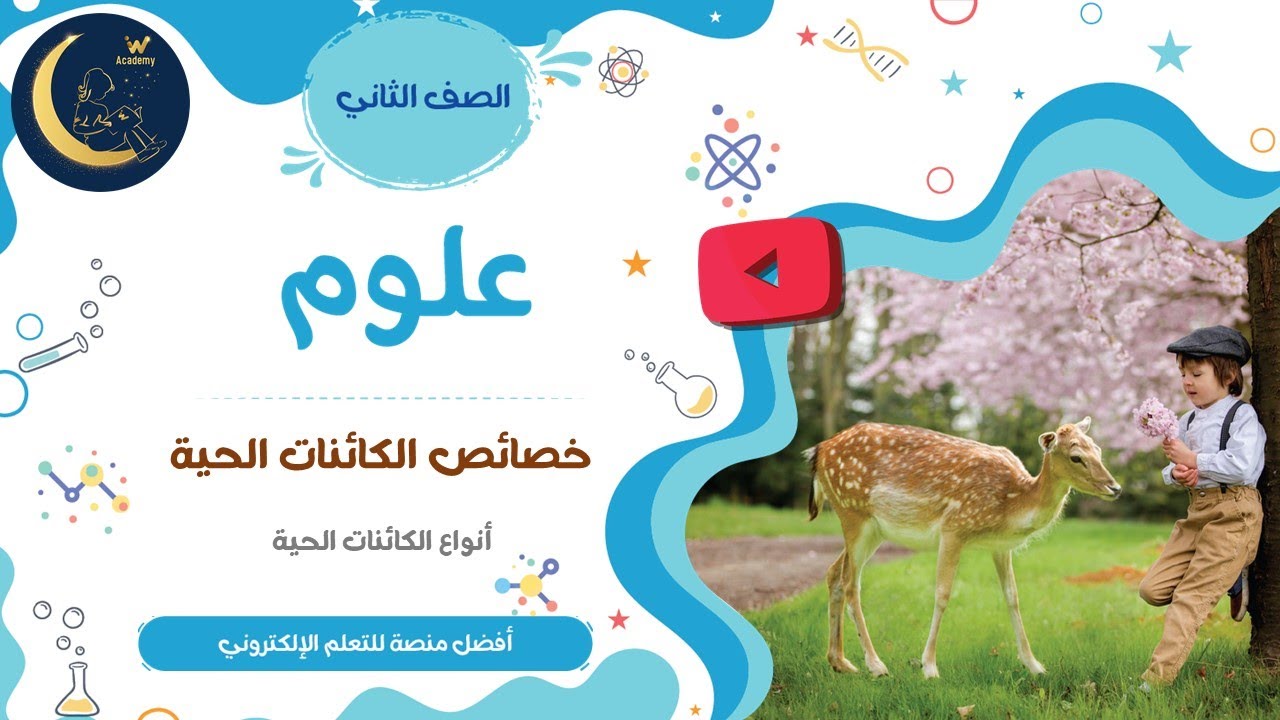 خصائص الكائنات الحية - النمو, التكاثر, التنفس - توضيح خصائص الكائنات الحية للأطفال - علوم صف ثاني