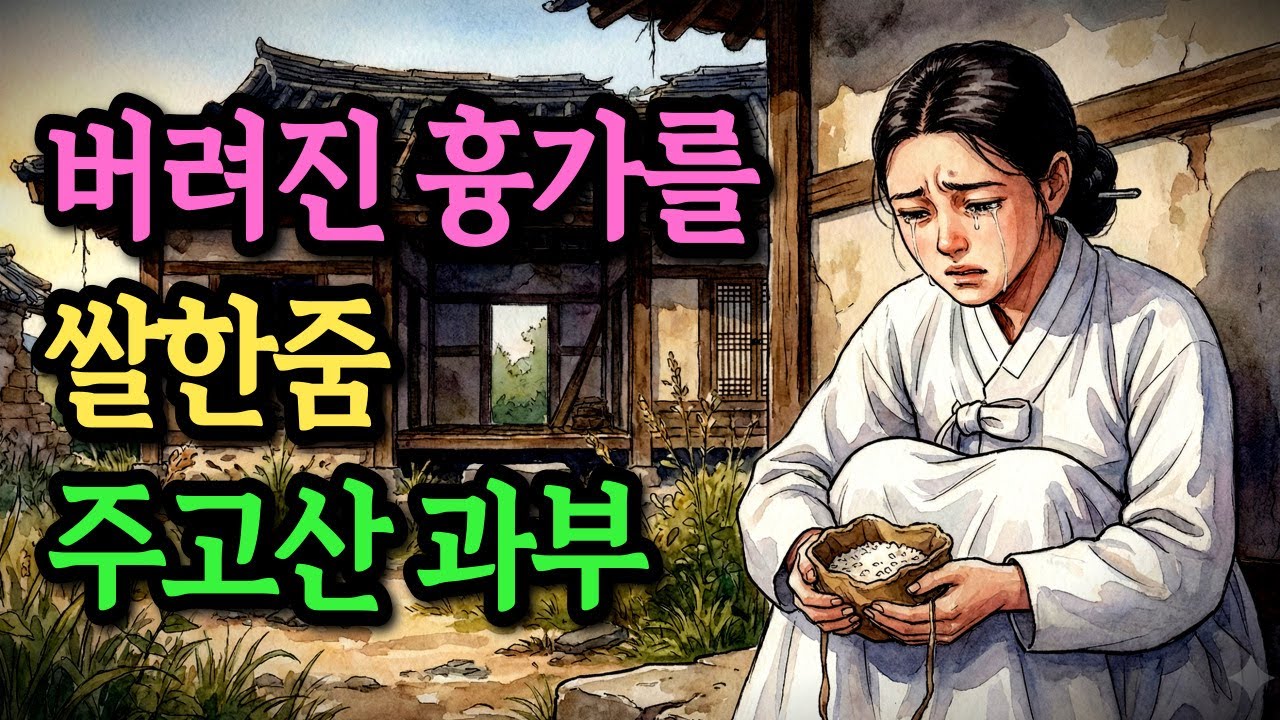 버려준 흉가를 쌀한줌 주고산 과부 | 야담·민담·전설·설화·옛날이야기·오디오북