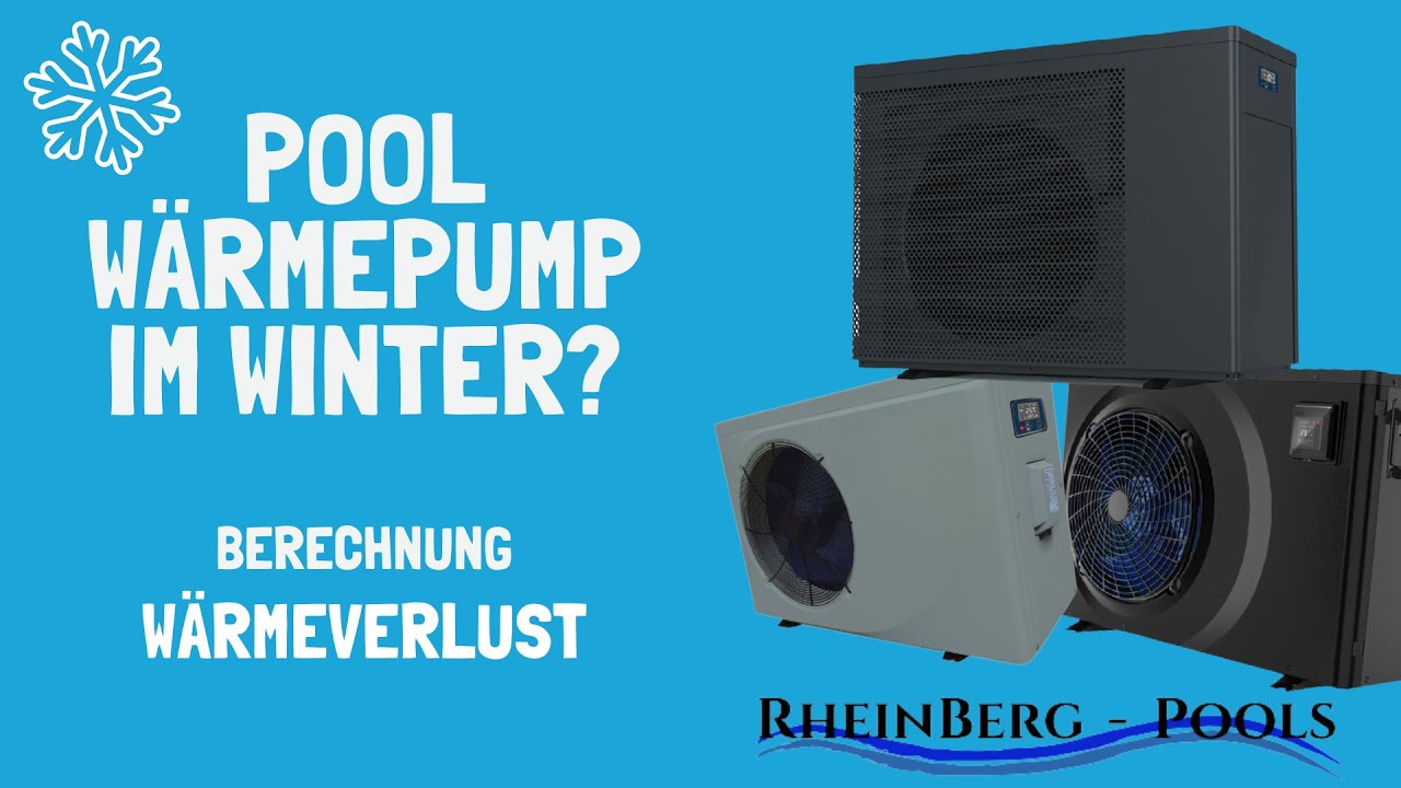 Poolwärmepumpe im Winter?? | Pool Wärmepumpe | Wärmeverlustberechnung! | conZero