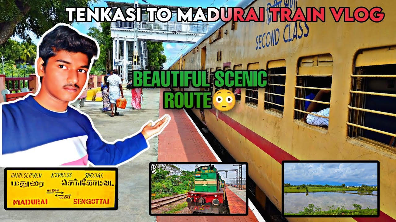 🚂SENGOTTAI TO MADURAI TRAIN VLOG|@vlogzwithgowtham