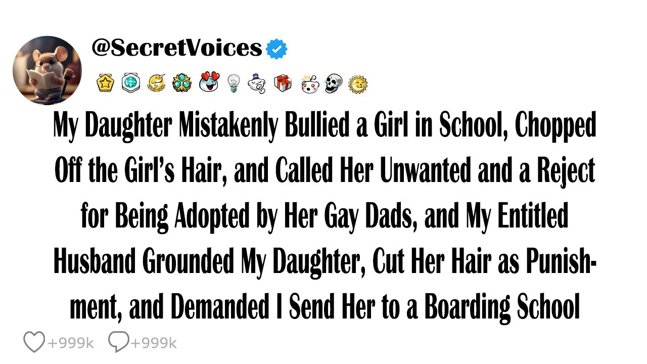 My Daughter Mistakenly Bullied a Girl in School, Chopped Off the Girl’s Hair, and Called Her Unwa...