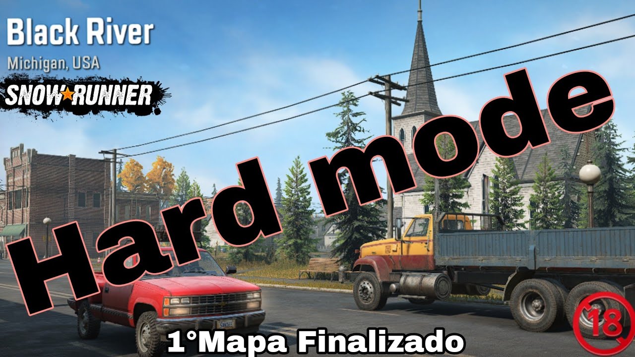 SNOWRUNNER MODO DIFÍCIL EP18 | ZERAMOS O MAPA RIO NEGRO/MICHIGAN | AGORA BORA ABRIR OUTRO MAPA.