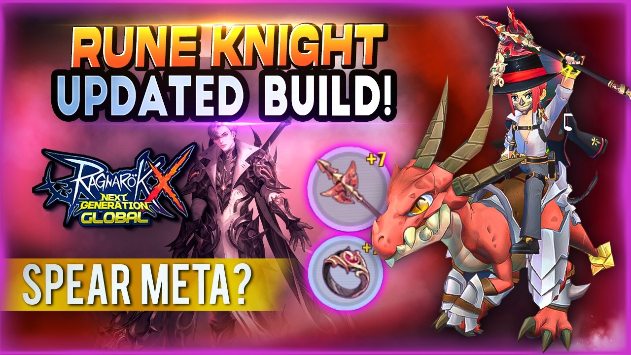 [ROX GLOBAL] Rune Knight (SPEAR) Updated Build | PVE+PVP Highlights