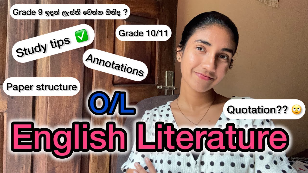 OL English Literature - Study tips & guide ❤️📖📚👩&zwj;🏫