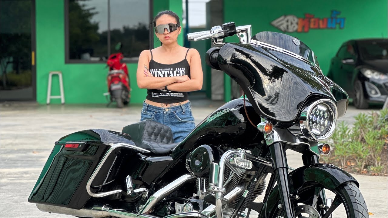 🔥489,000฿ ใครชอบมาเอาไป ☄️Harley Davidson Electra Glide ปี02จด08 คาบูแท้ 📲สนใจโทร 090-2958183 แป้ง 