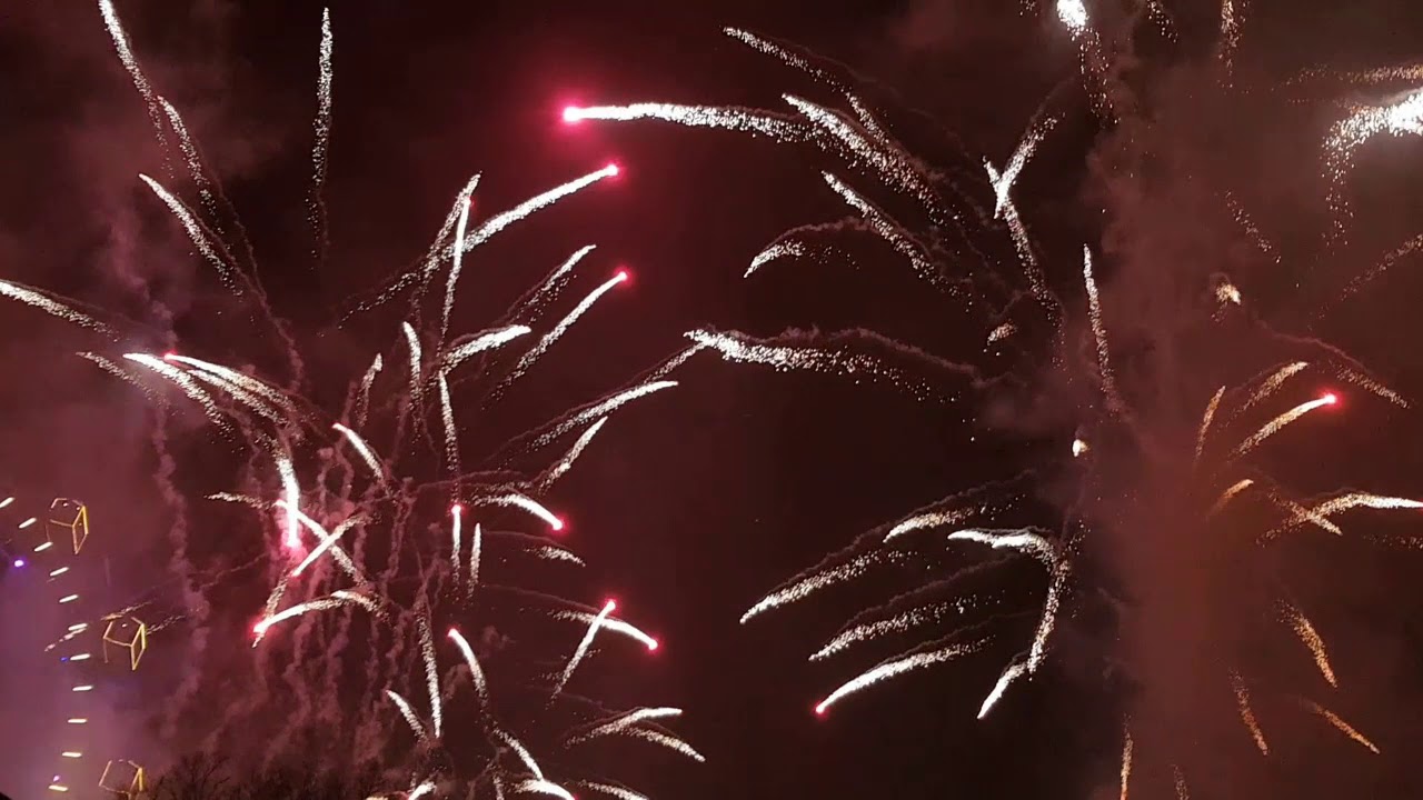 NEW YEAR'S EVE IN VIENNA 2018/2019. PRATER PARK  IN VIENNA