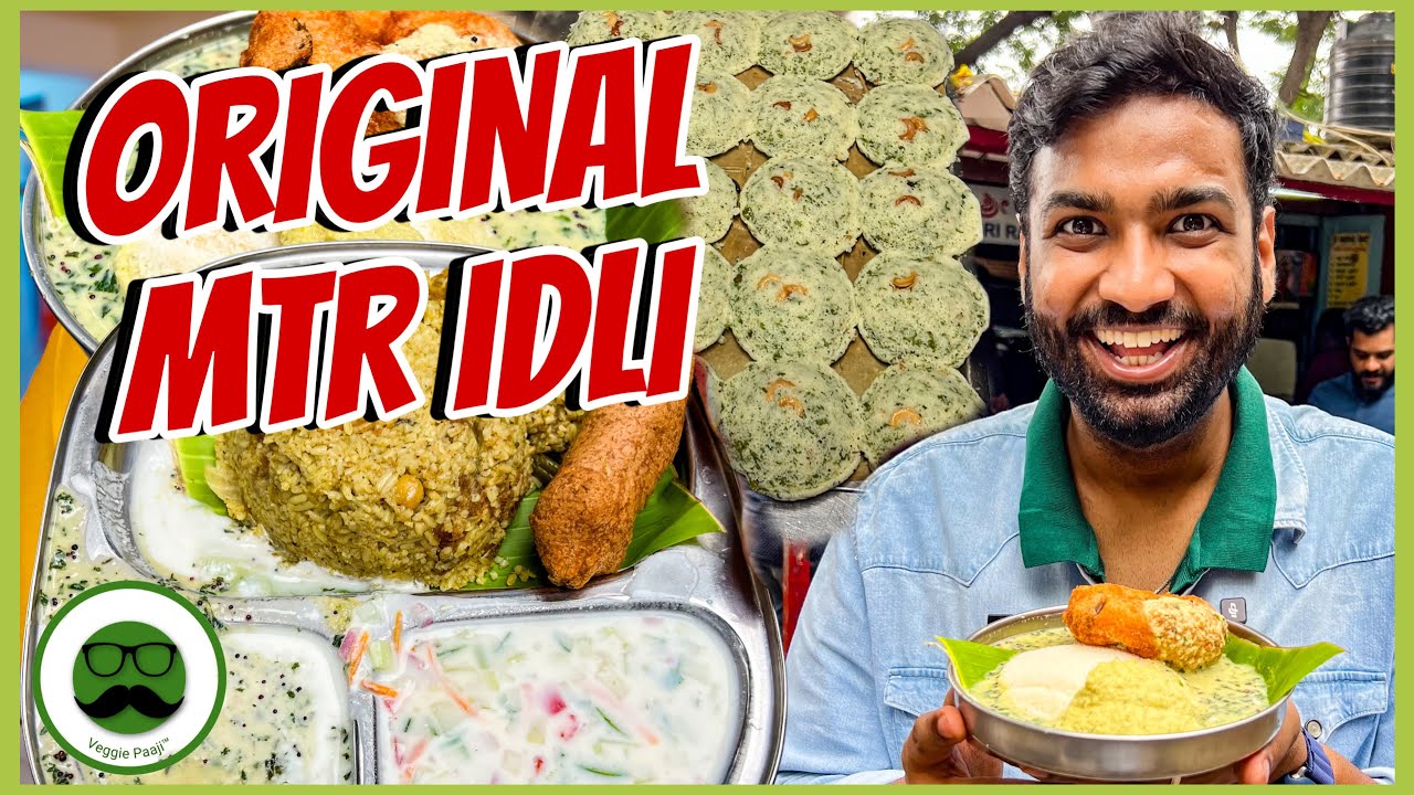 Original MTR Idli in Bangalore & Breakfast | Veggie Paaji