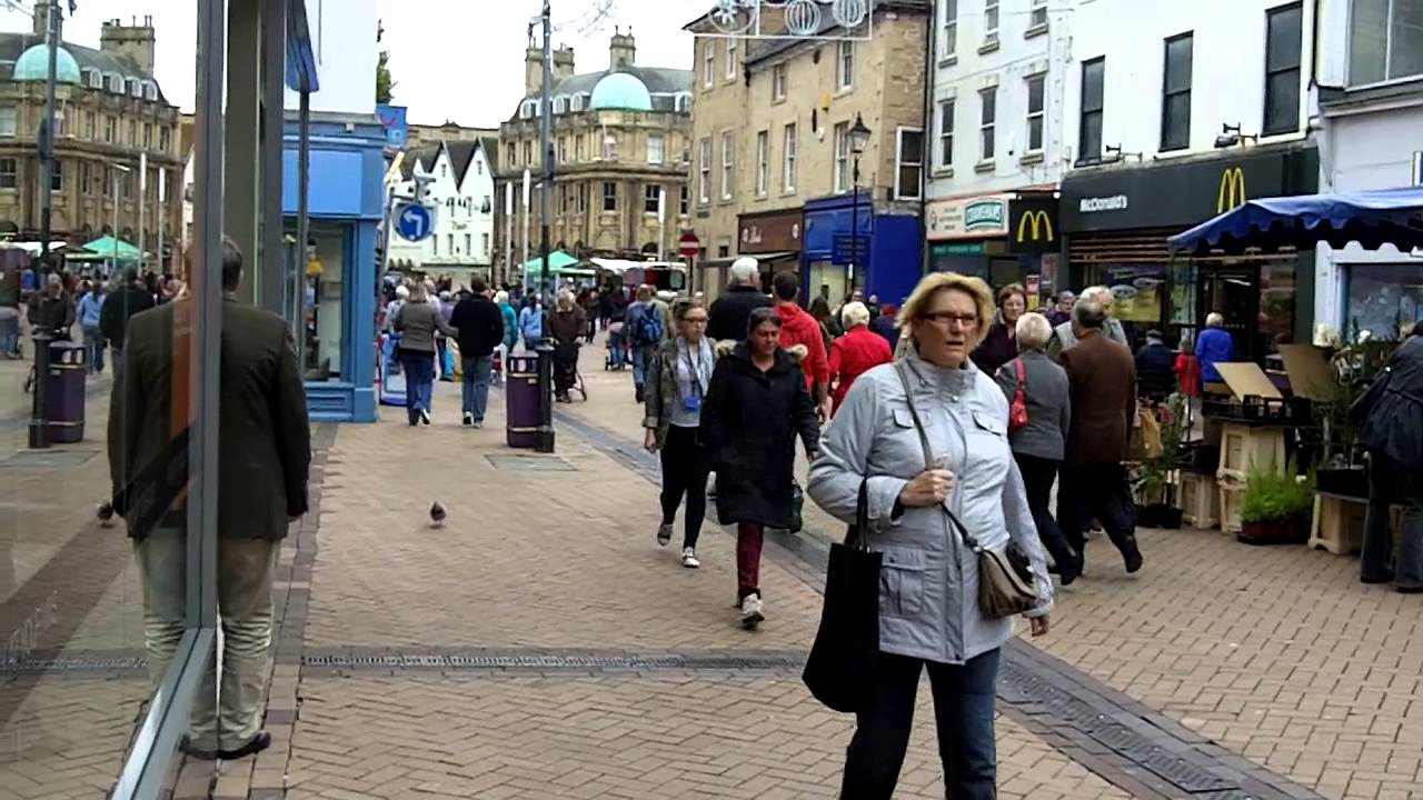 Town Centre, Mansfield, Nottinghamshire.