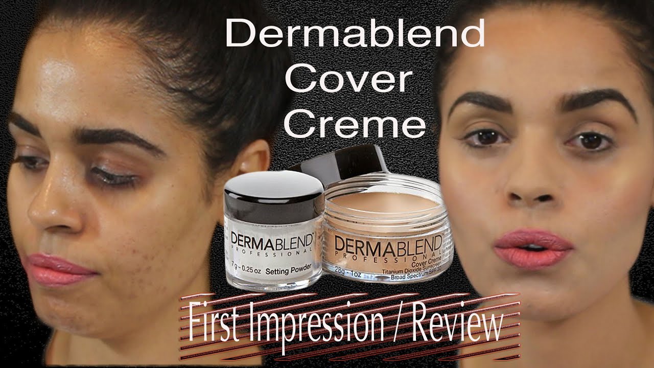 First Impressions / Review Dermablend Cover Creme plus Tattoo cover up |chit chat|