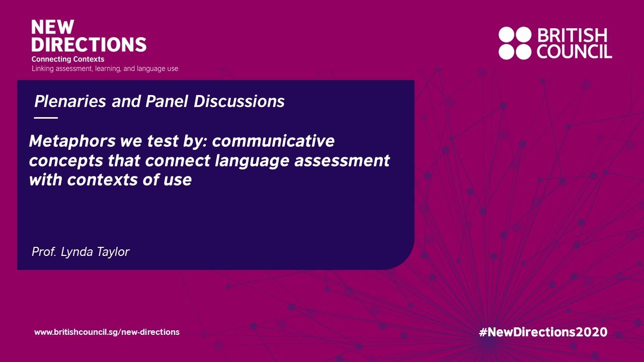 Metaphors we test by: communicative concepts that connect language assessment with contexts of use