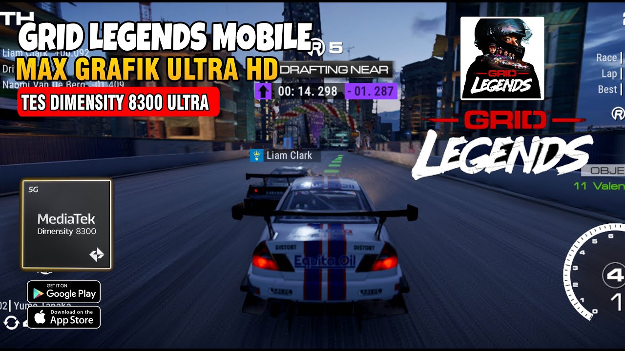 GRID™ Legends : Deluxe Edition Mobile Max Graphics Mediatek 8300 Ultra | Poco X6 Pro Gameplay Update