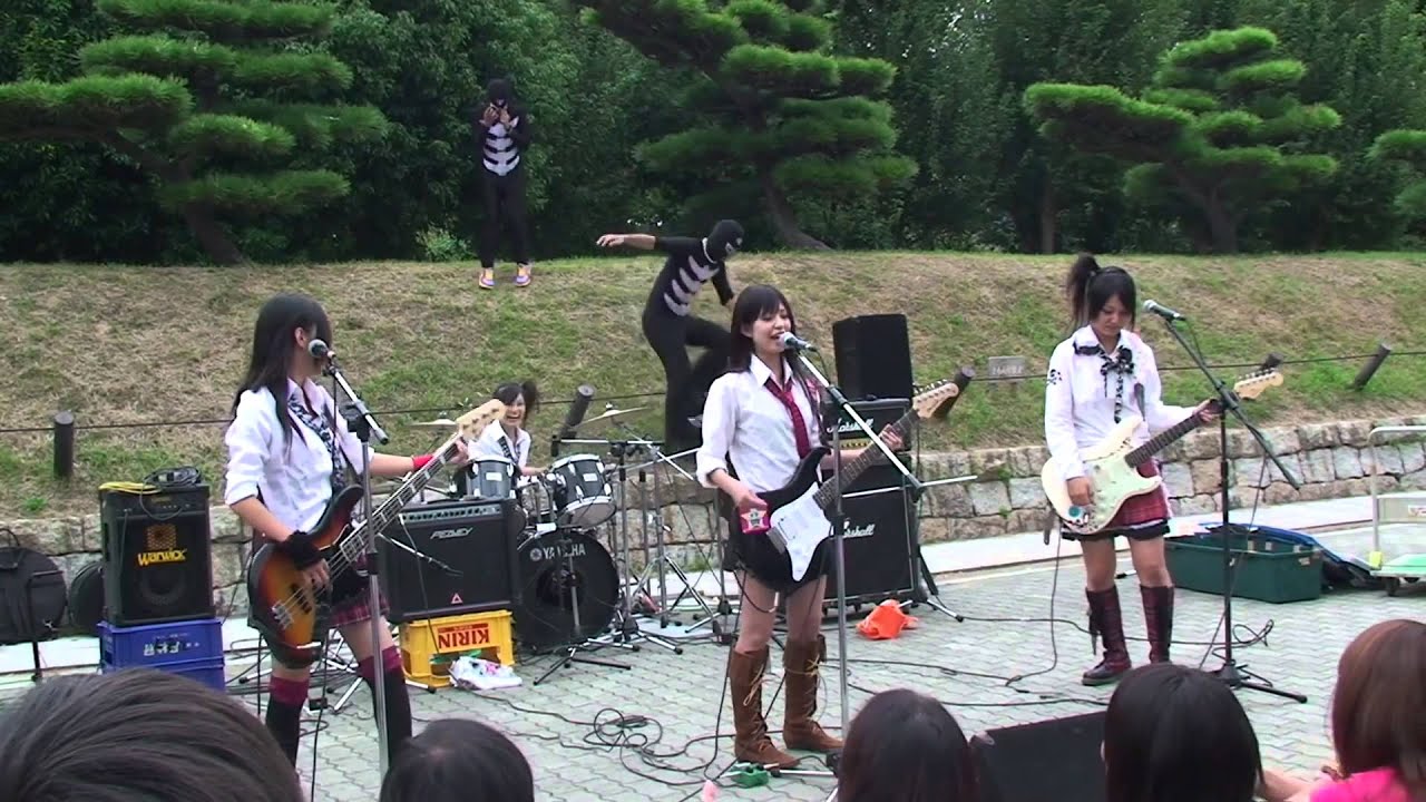 SCANDAL - Ashita no Ashita, Space Ranger, Joy yuki cover, Koi no Kajitsu (Osaka Castle Park 2007)