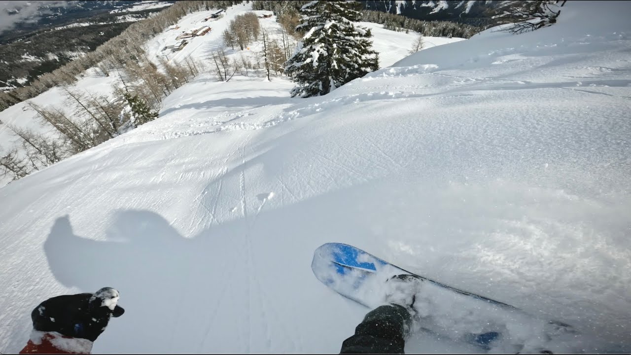 A funny Powder day❄️🖤