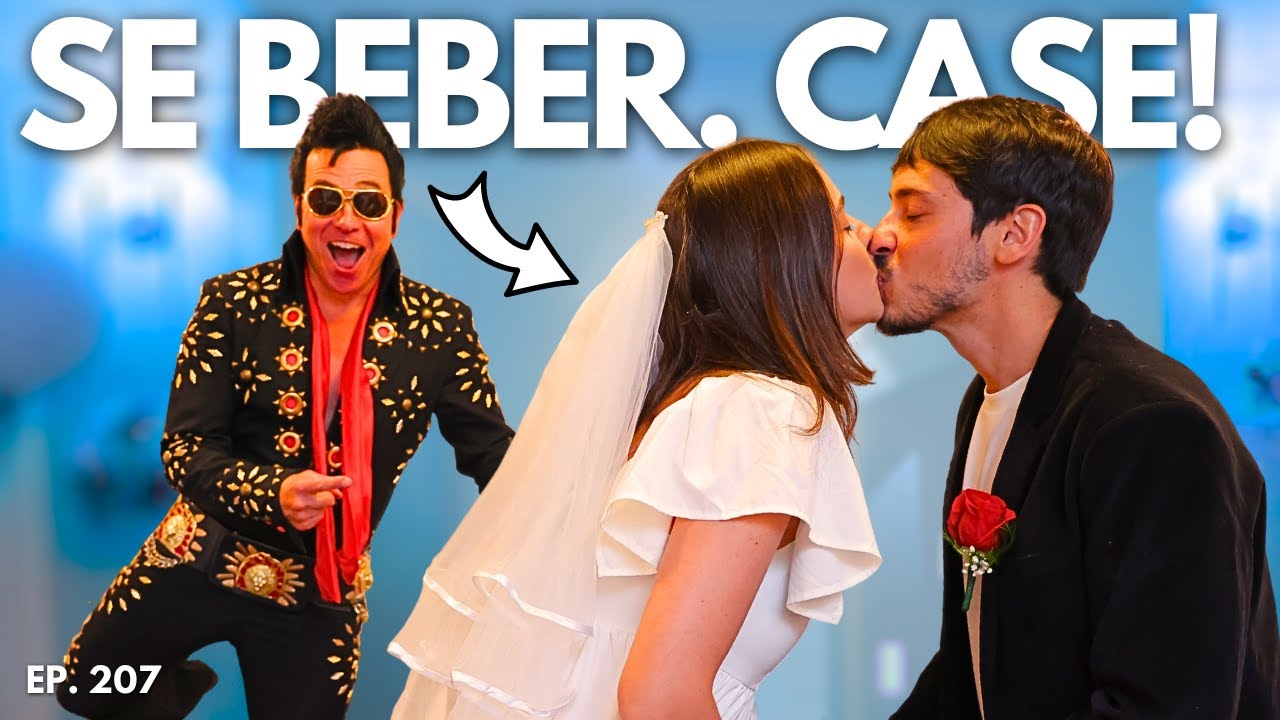 Nosso CASAMENTO MALUCO em Vegas: CASSINO, ELVIS e HOTEL de LUXO. EP. 207