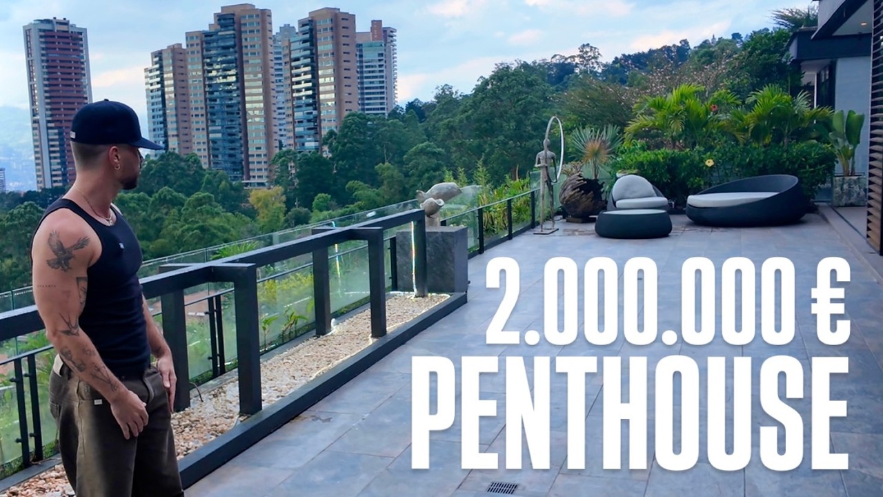2 MILLIONEN € LUXUS-PENTHOUSE IN MEDELLIN! 🇨🇴 Und die Garage ist noch krasser...