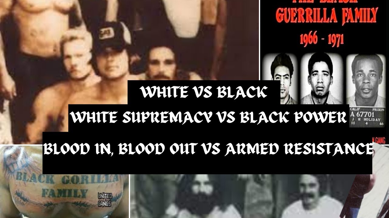Aryan brotherhood vs The Black Guerilla Family Prison Gang War