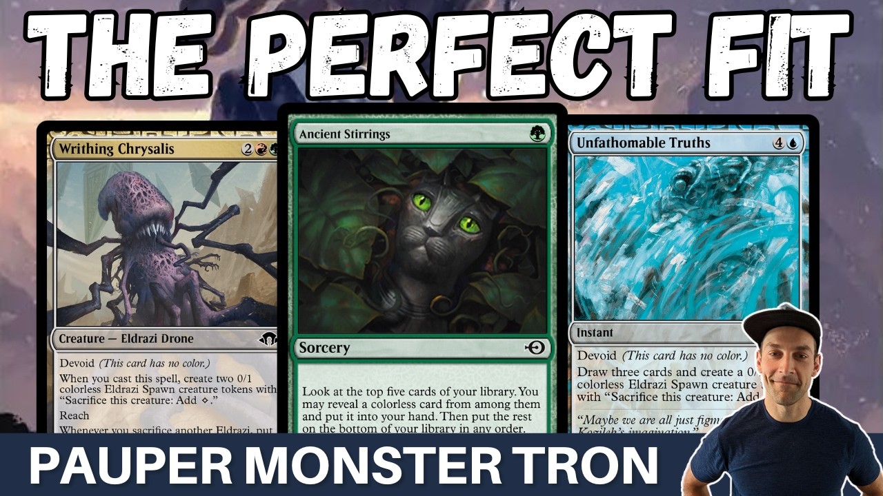 NICE CLEAN DECKBUILDING! Pauper Monster Tron uses Ancient Stirrings alongside Devoid to always hit!
