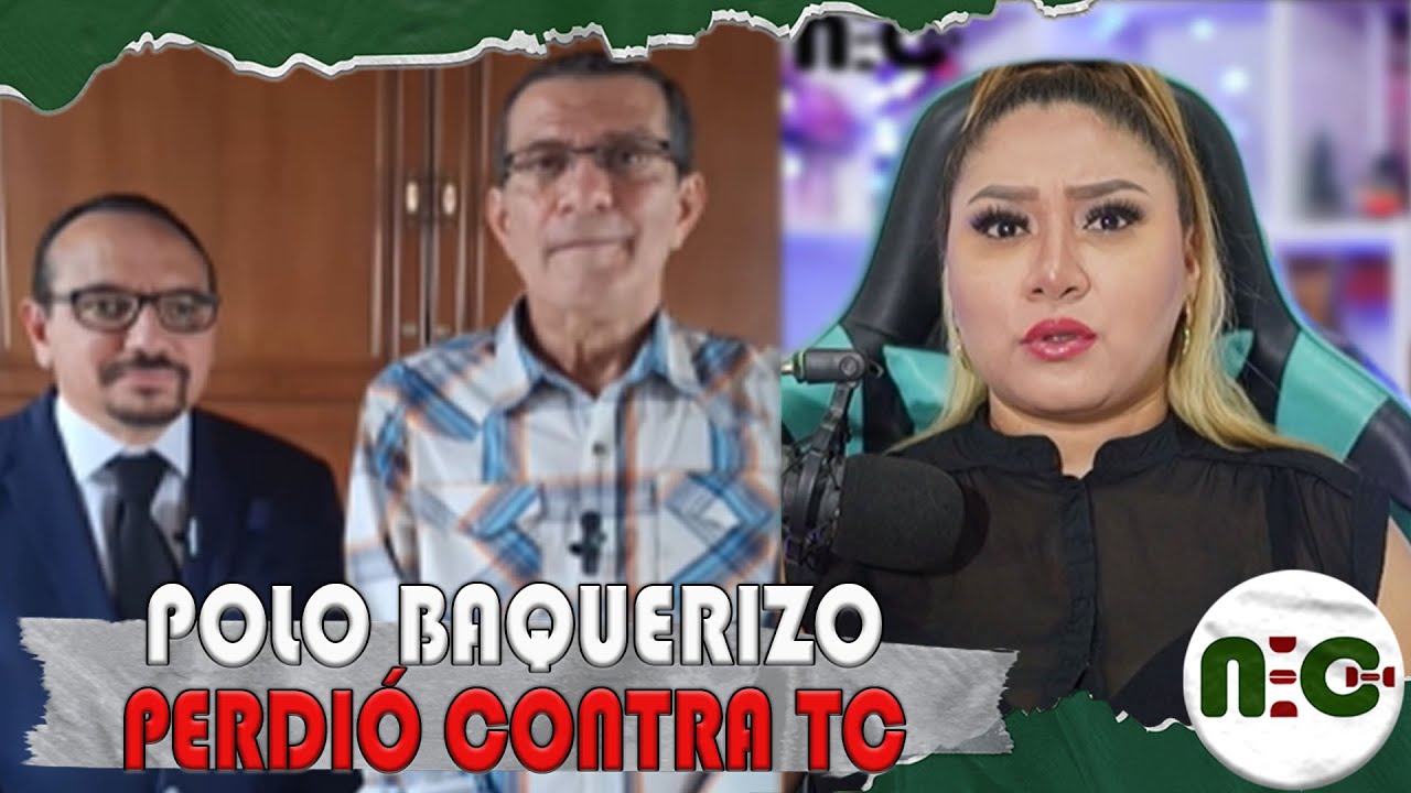 Polo Baquerizo perdió dem4nda a TC😱