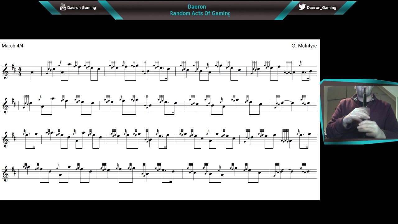 Loch Ruan - Practice Chanter + Music