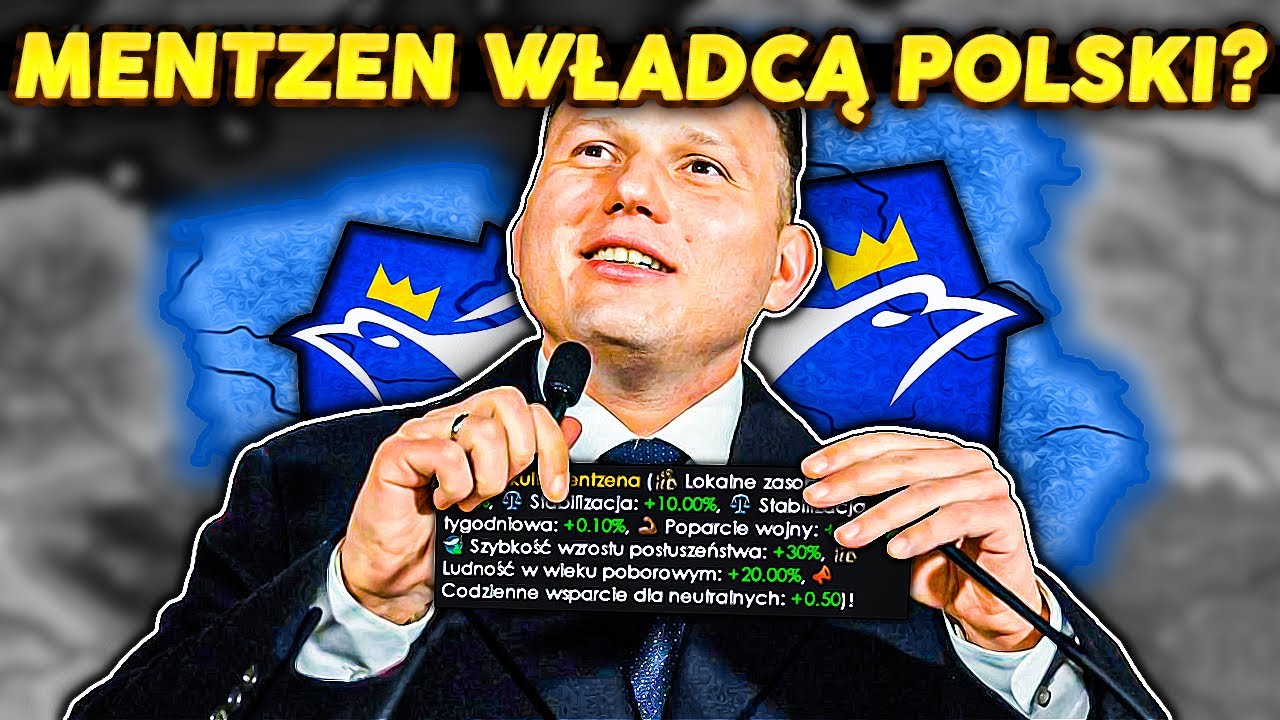 CO GDYBY SŁAWOMIR MENTZEN ZOSTAŁ KRÓLEM POLSKI?! - HEARTS OF IRON 4