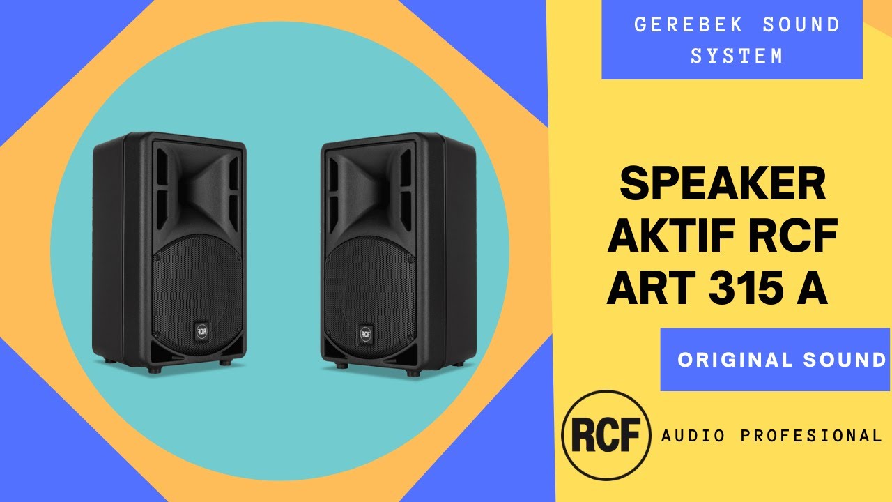 GEREBEK SOUND SYSTEM ORIGINAL RCF ART 315A