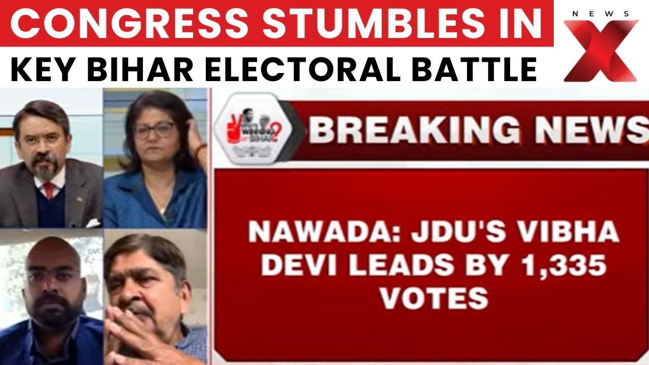 Bihar Polls: Nitish Nearly Doubles Seats as NDA Surges, Congress Declines | NewsX