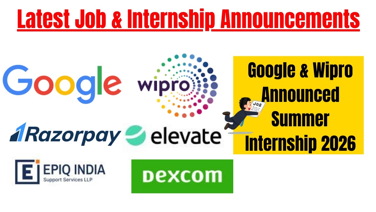 Google Summer Internship 2026 Tamil | Wipro Internship 2026 | Latest Internships for Freshers