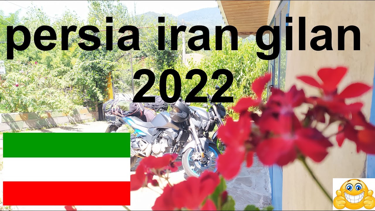 persia iran gilan Sumer 2022 rood with motorcycle
