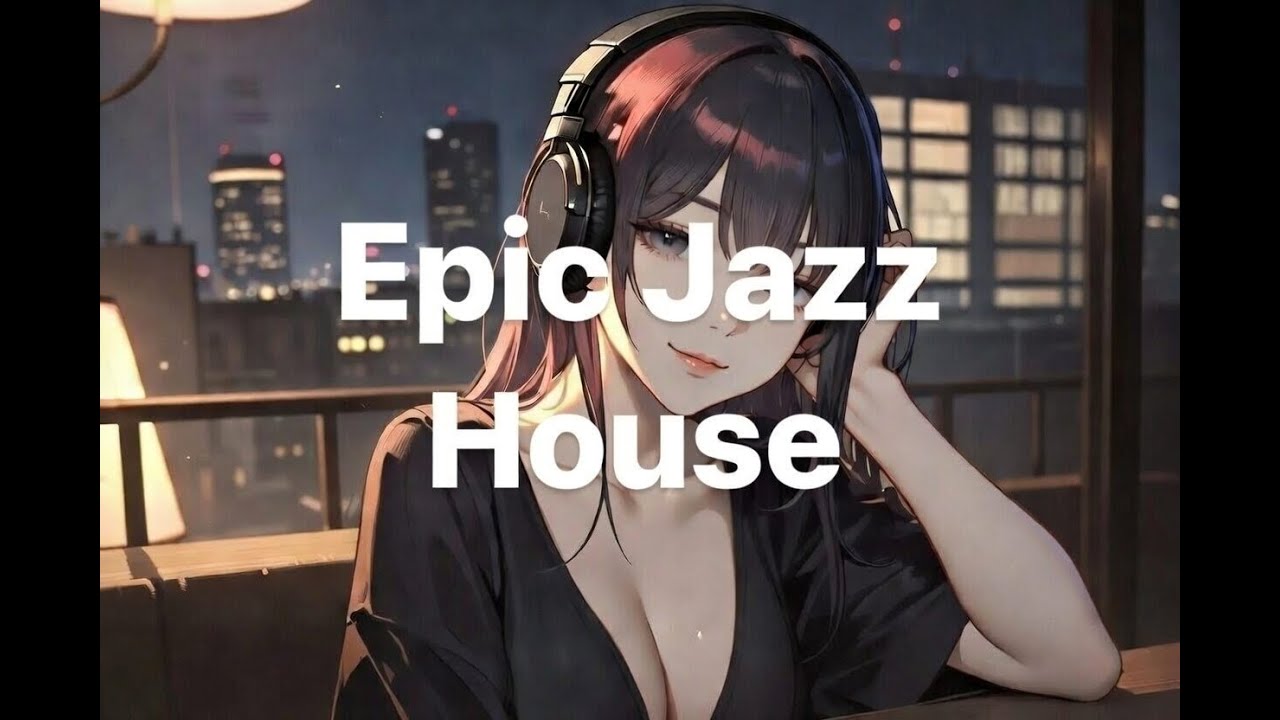 Jazz House Music - Gold Hour at Midnight