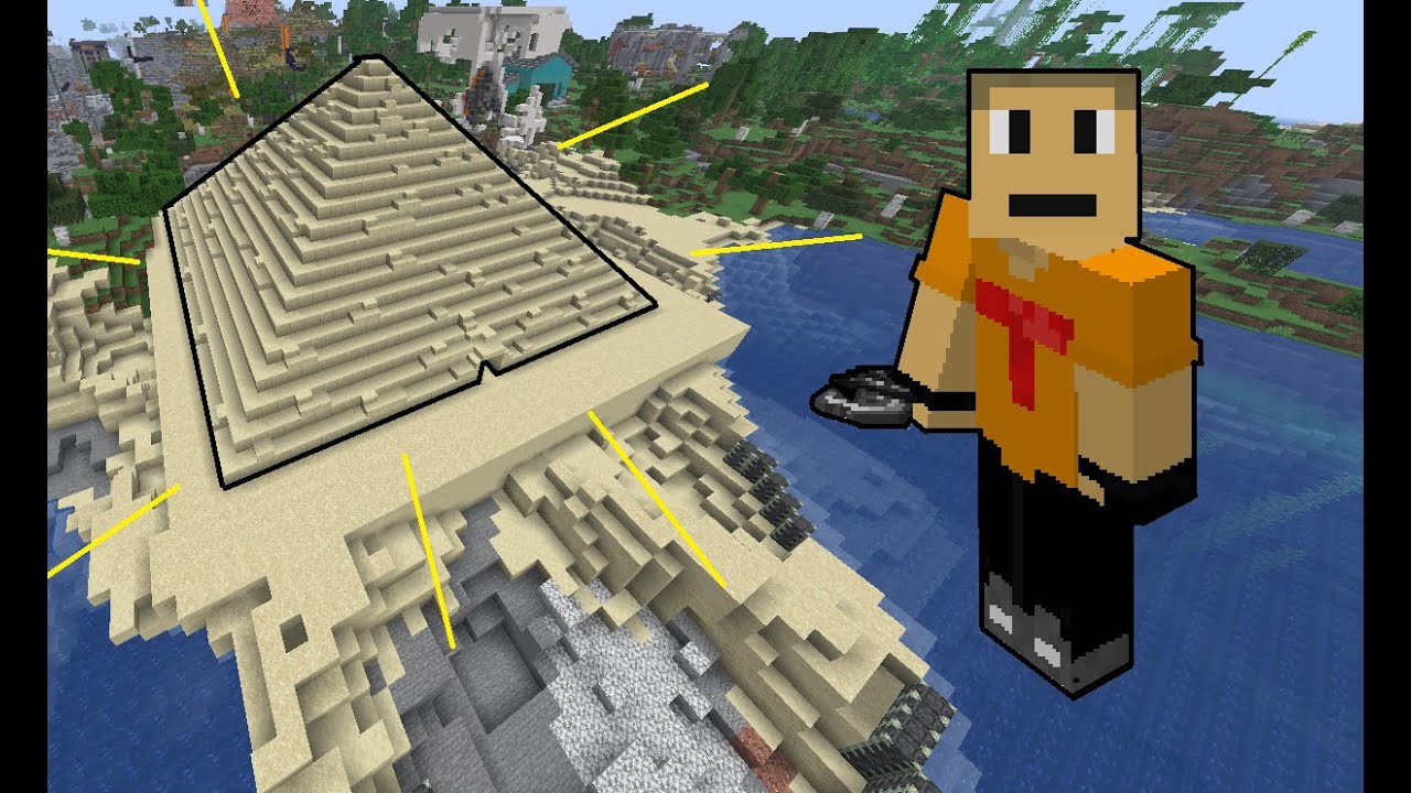 I Blew up a Pyramid in Minecraft...