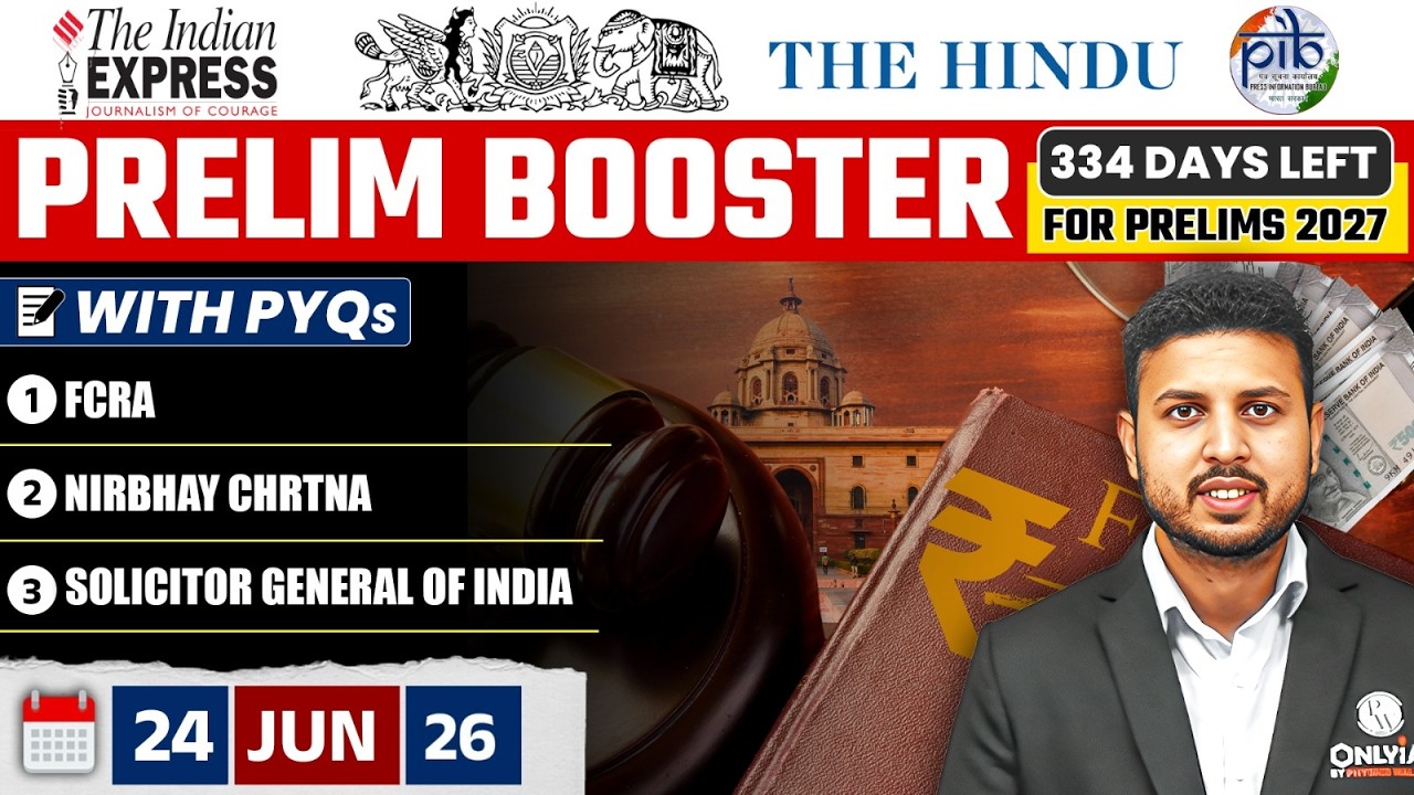 The Hindu News Paper Analysis | 24 June 2026 | Daily Current Affairs by Rishav Sharma Sir