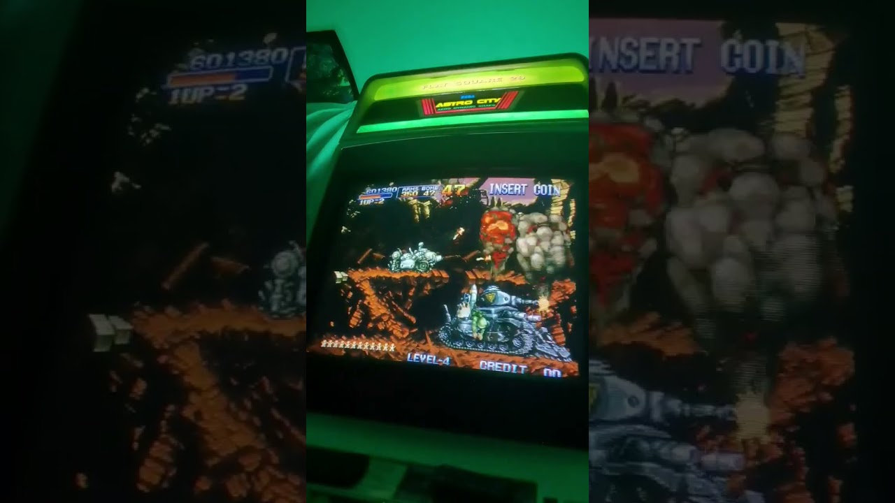 Metal Slug, Super Vehicle 001 Nazca corporation, 1996 SNK, Boss 4 - Cabinet mode 