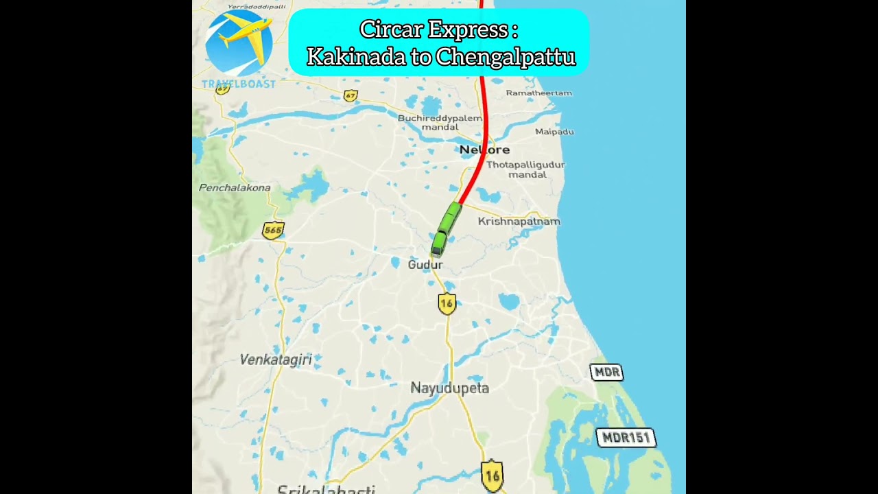 Circar Express : Kakinada to Chengalpattu || #shorts #travel #chennai #kakinada #chengalpattu #train