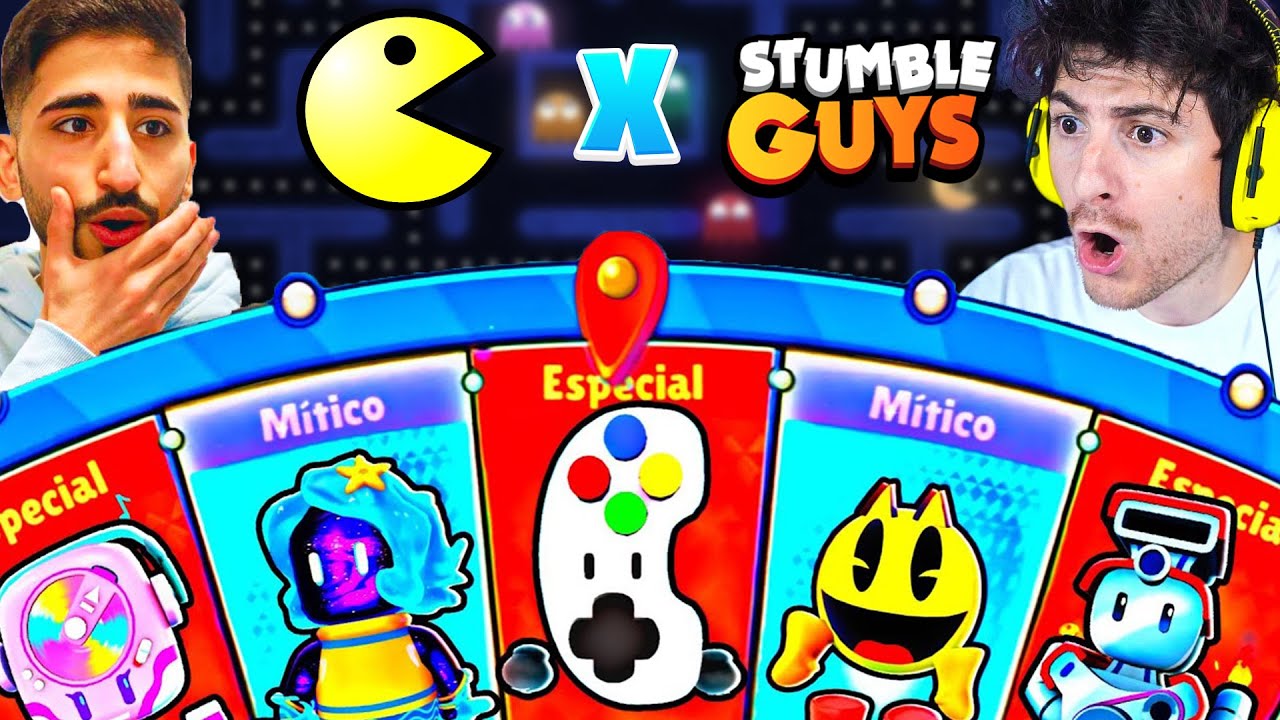 500x Stumble Guys x PAC-MAN RAD gedreht