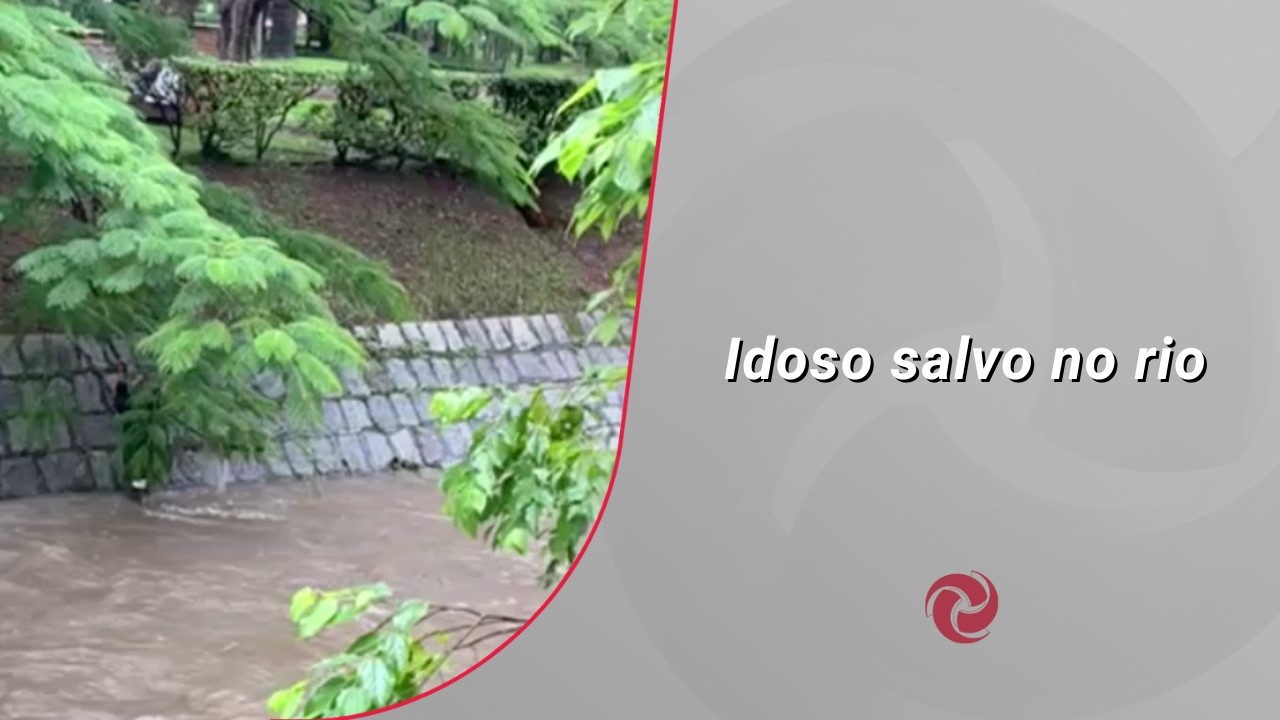 Bombeiros salvam idoso que caiu em rio em Poços de Caldas