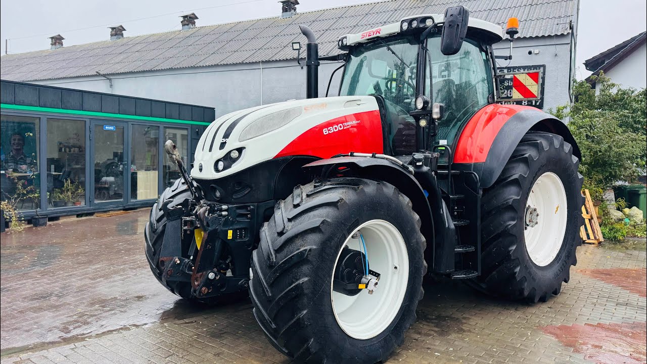 Steyr 6300 TERRUS CVT, 2016r, 300 KM, 50km/h, pneumatyka, zaczepy, nawigacja GPS, opony 900-tki