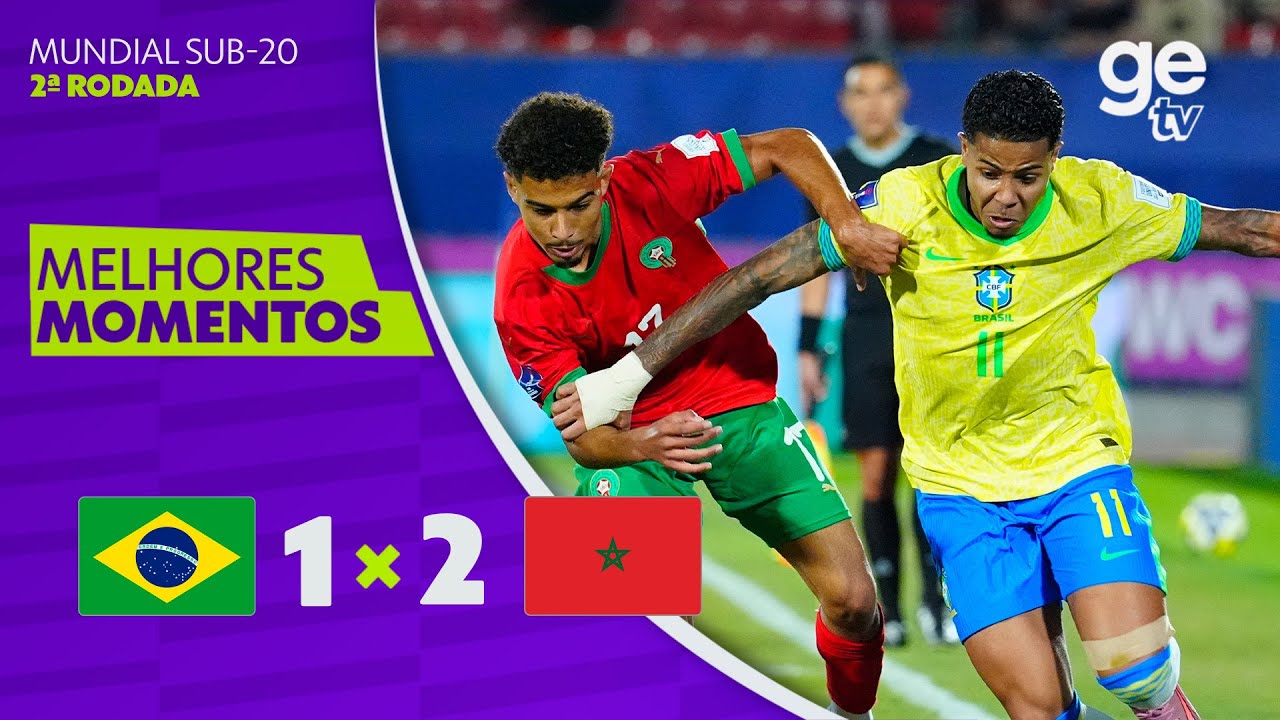BRASIL 1 X 2 MARROCOS | MELHORES MOMENTOS |  COPA DO MUNDO SUB-20 | sportv