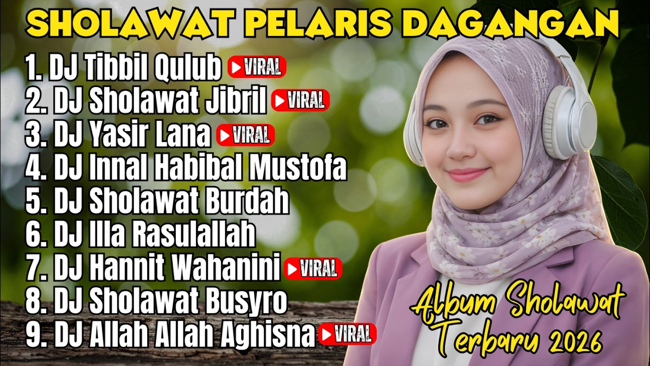 KUMPULAN SHOLAWAT TERBARU 2026 VERSI DJ | Merdu & Enak Didengar Sepanjang Hari