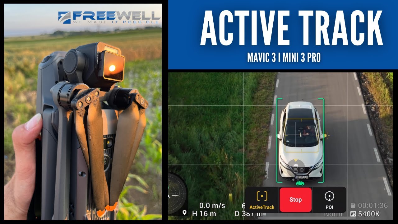 ActiveTrack - jak sobie radzą: Mavic 3 i Mini 3 PRO