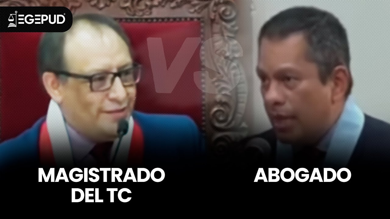 Magistrado del TC vs. abogado: ¿En qué parte de la Constitución dice que la pensión es intangible?