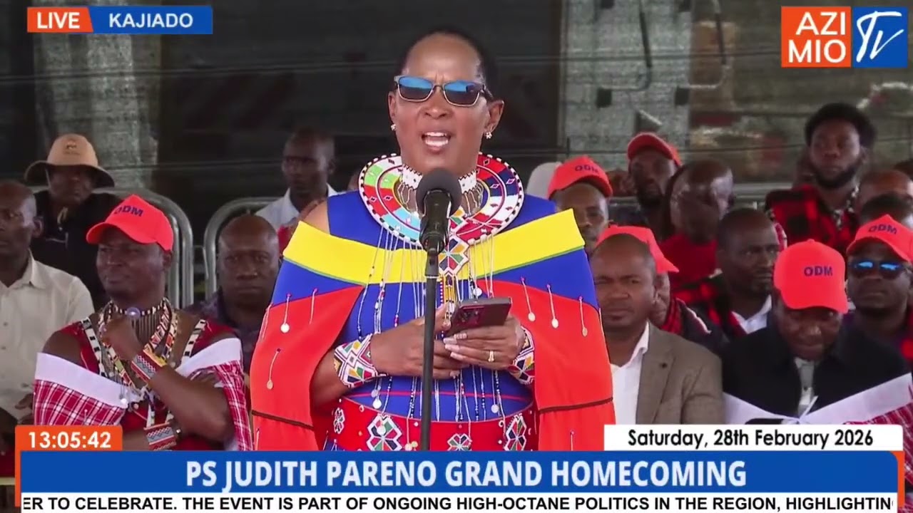 “WATCH THIS! Emotional Speech by Judith Pareno Honors Raila in Front of Ruto