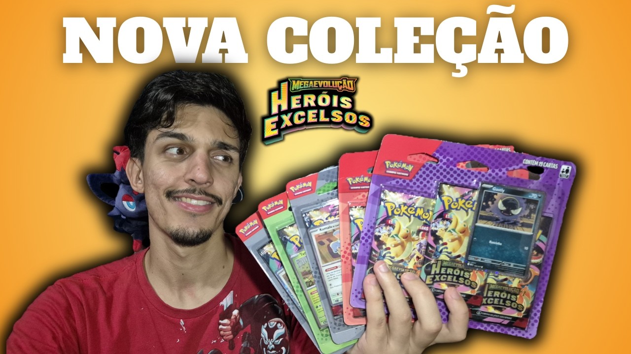 ABRI a NOVA coleção HERÓIS EXCELSOS! 18 Boosters no LANÇAMENTO | Pokémon TCG