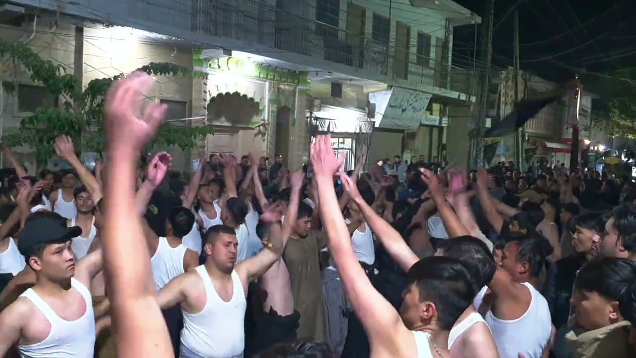 دستہ حسینی ناصر آباد ہزارہ کوئٹہ shab shahadat bibi fatima zahra s.a jaloos #alamdar road #mariabad