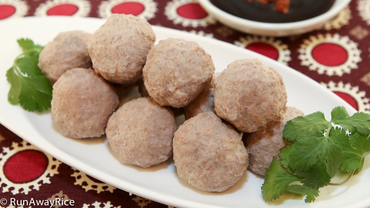 Beef Meatballs (Bo Vien)