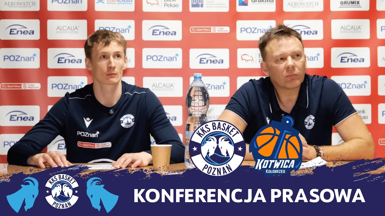 KONFERENCJA | Enea Basket Poznań &ndash; Kotwica Port Morski Kołobrzeg 86:102