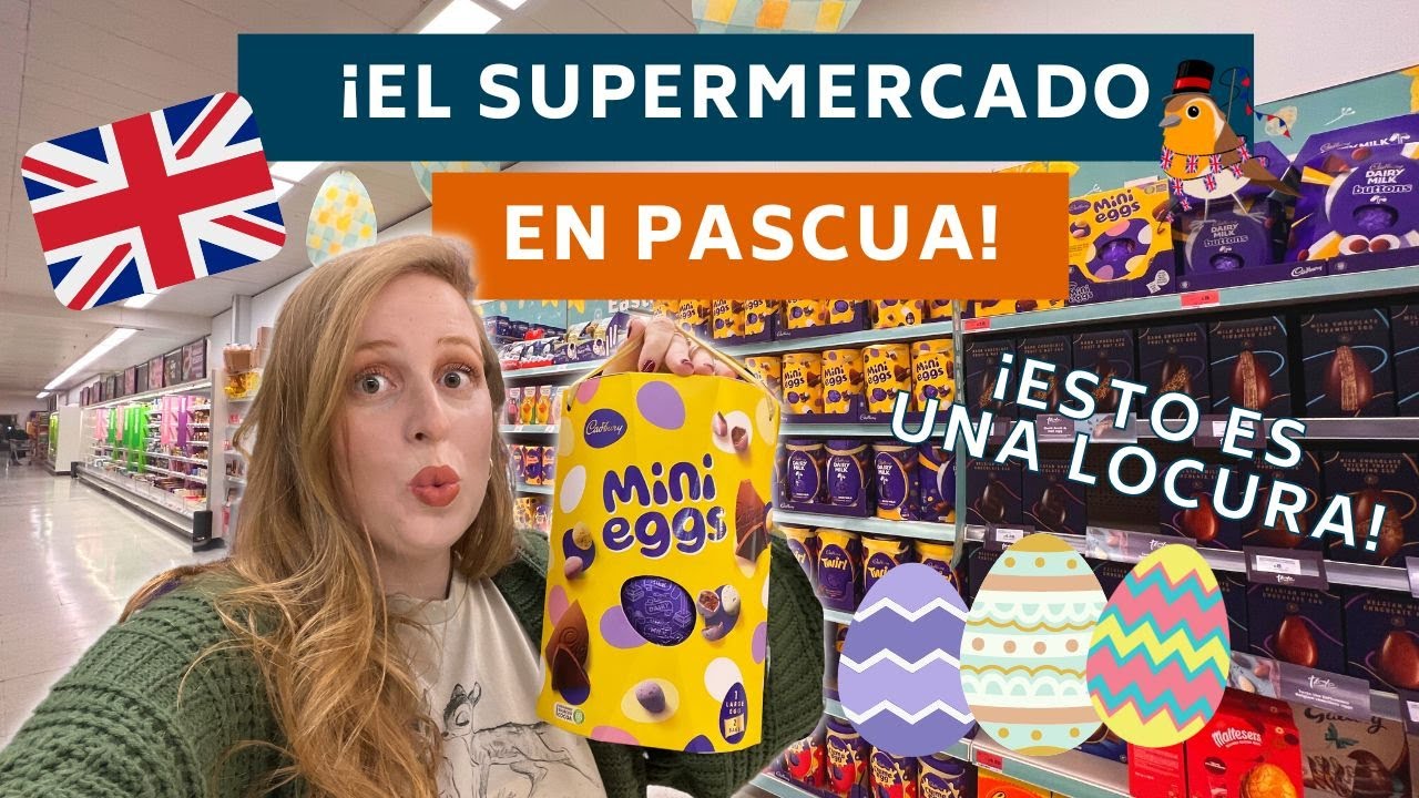 Probando EASTER EGGS ¡La locura de los huevos de Pascua! Así está el supermercado en Londres