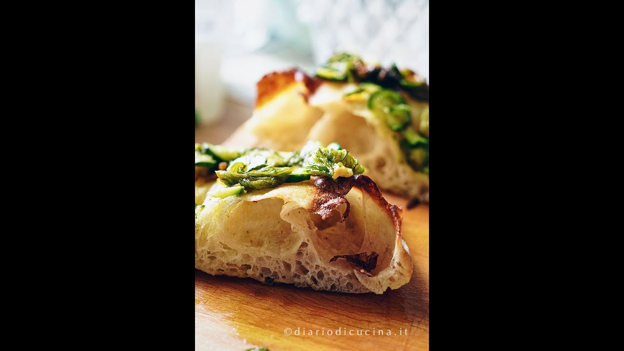 Pizza alla pala con pasta madre solida
