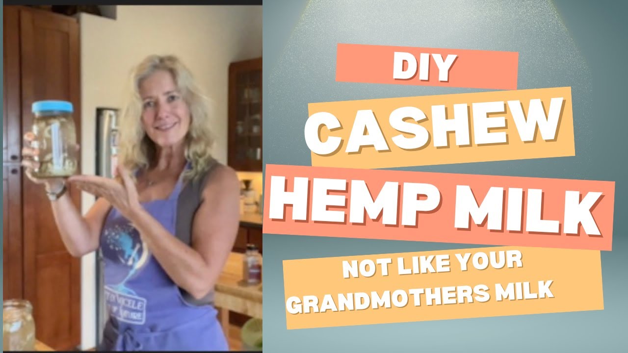 DIY Cashew Hemp Seed Milk | Creamy, Nutritious, and Easy Plant-Based Recipe!