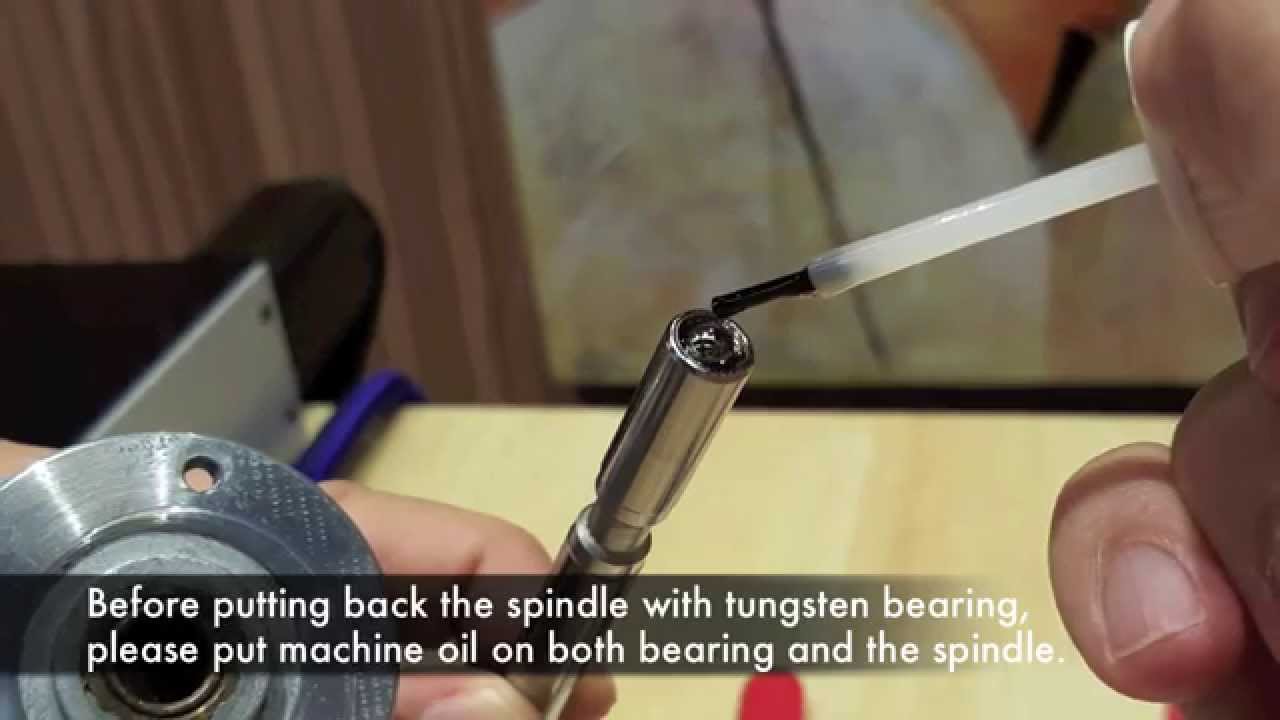 Upgrading of Lenco L75 / L78 turntable bearing
