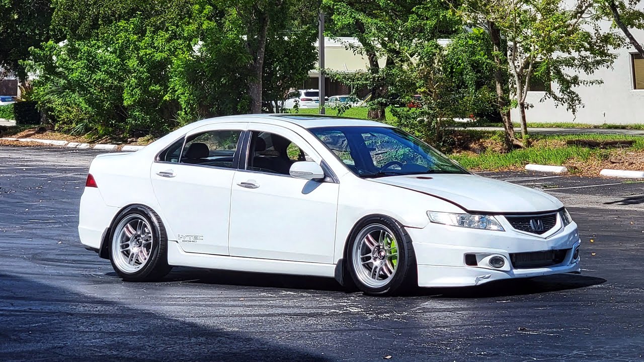 Crazy boosted Honda TSX gets pushed To The Limits.  Turbo TSX